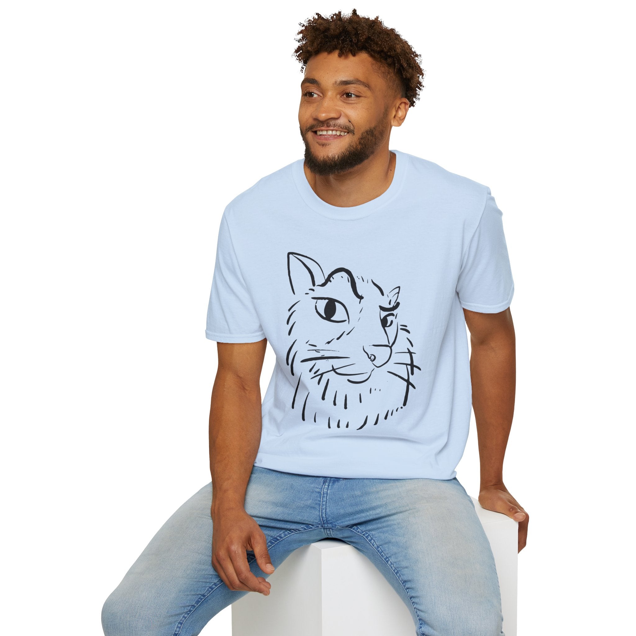 Questioning Cat T-shirt