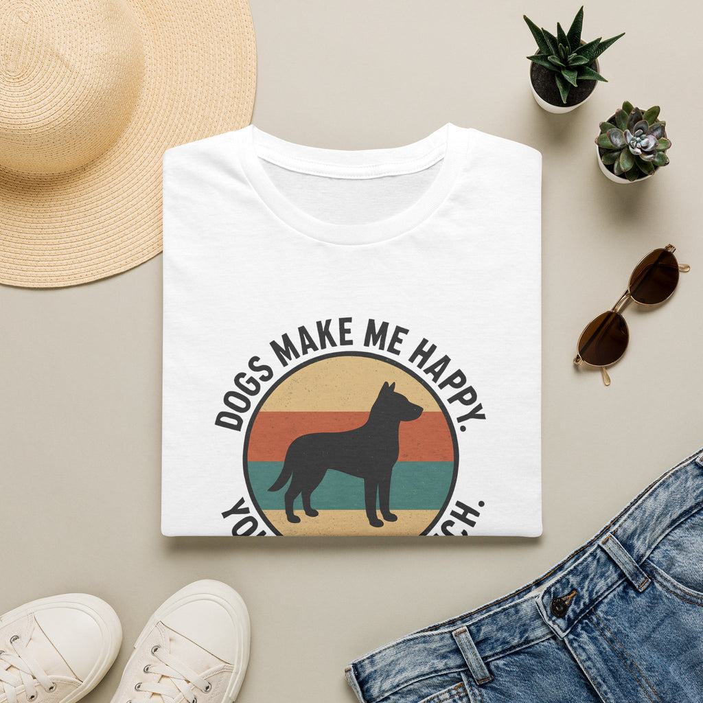 Dogs Make Me Happy T-Shirt