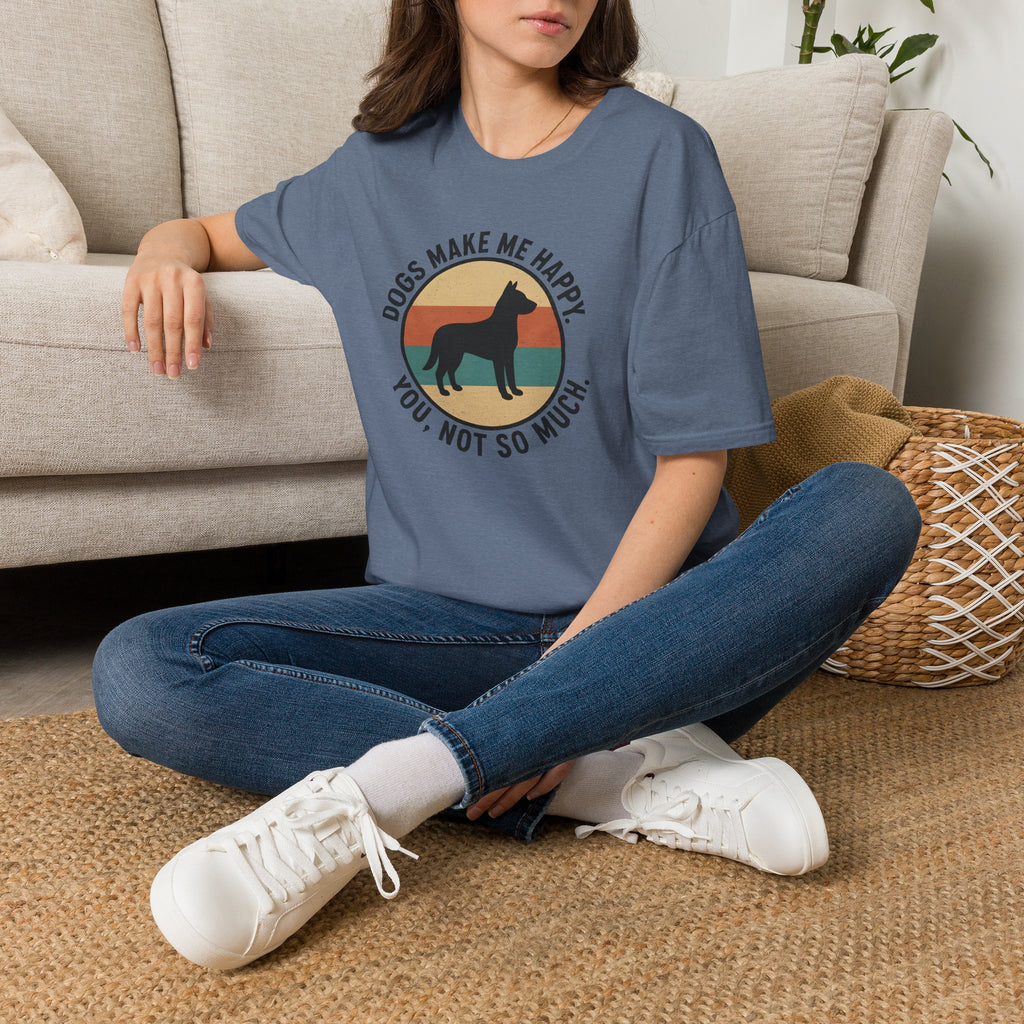 Dogs Make Me Happy T-Shirt