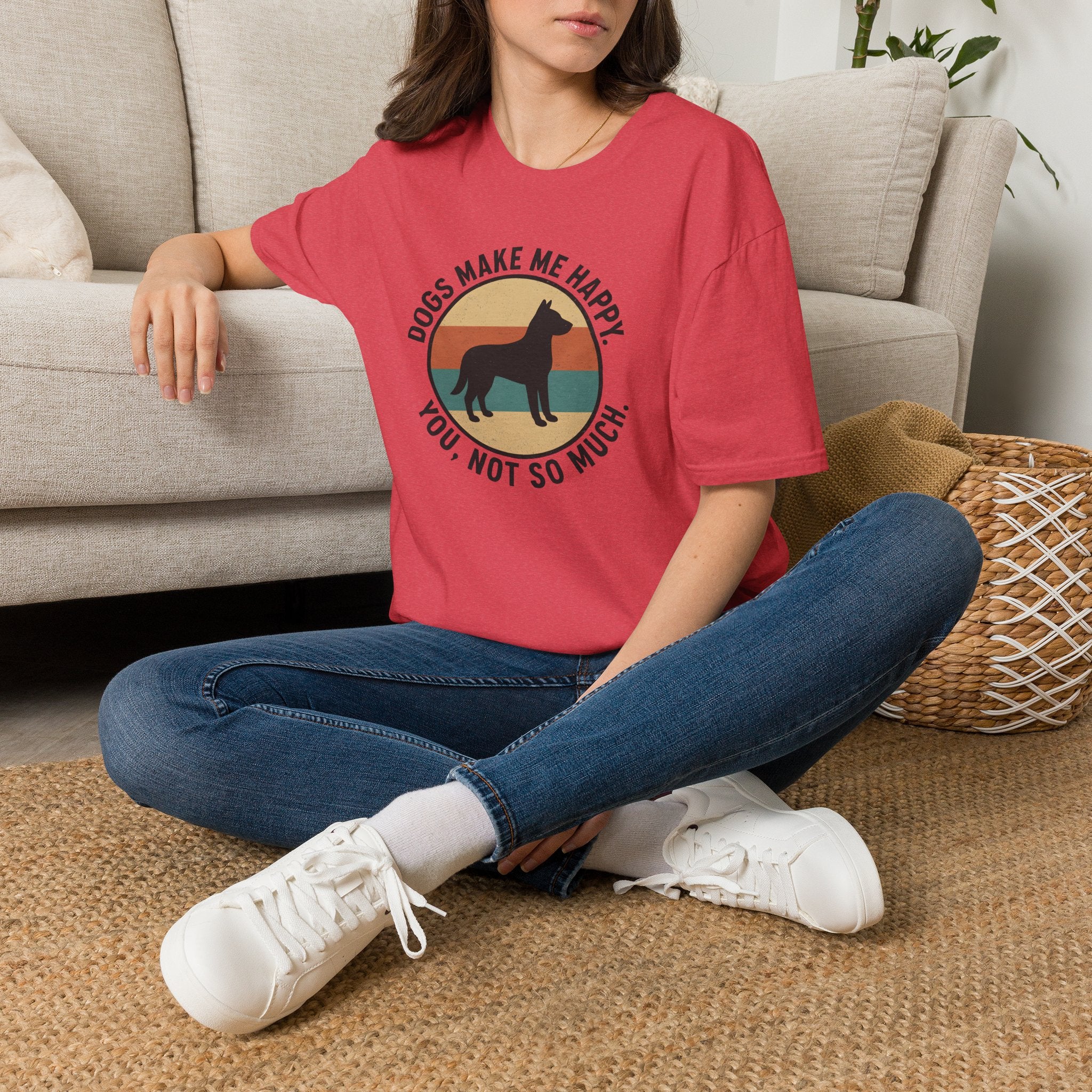 Dogs Make Me Happy T-Shirt
