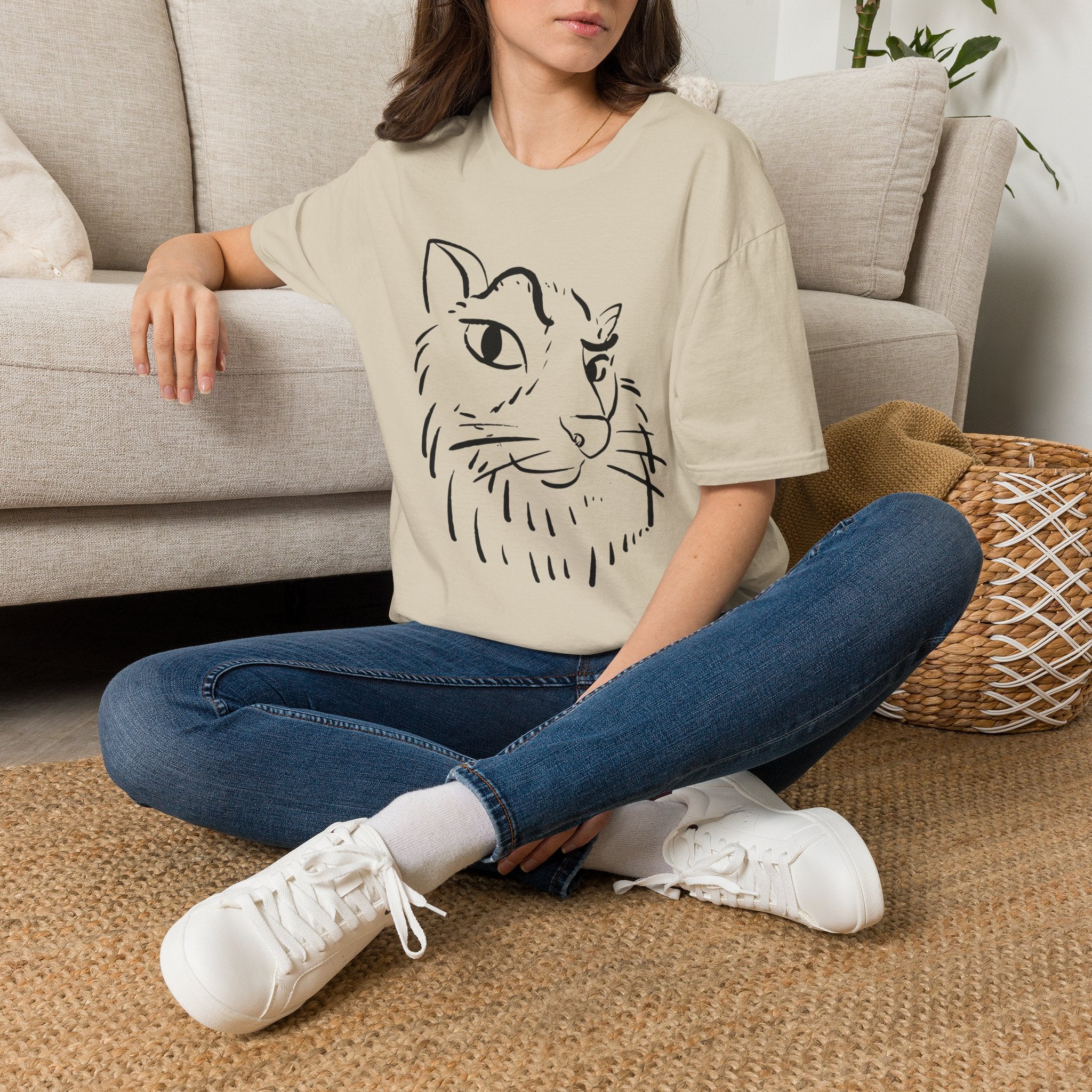 Questioning Cat T-shirt