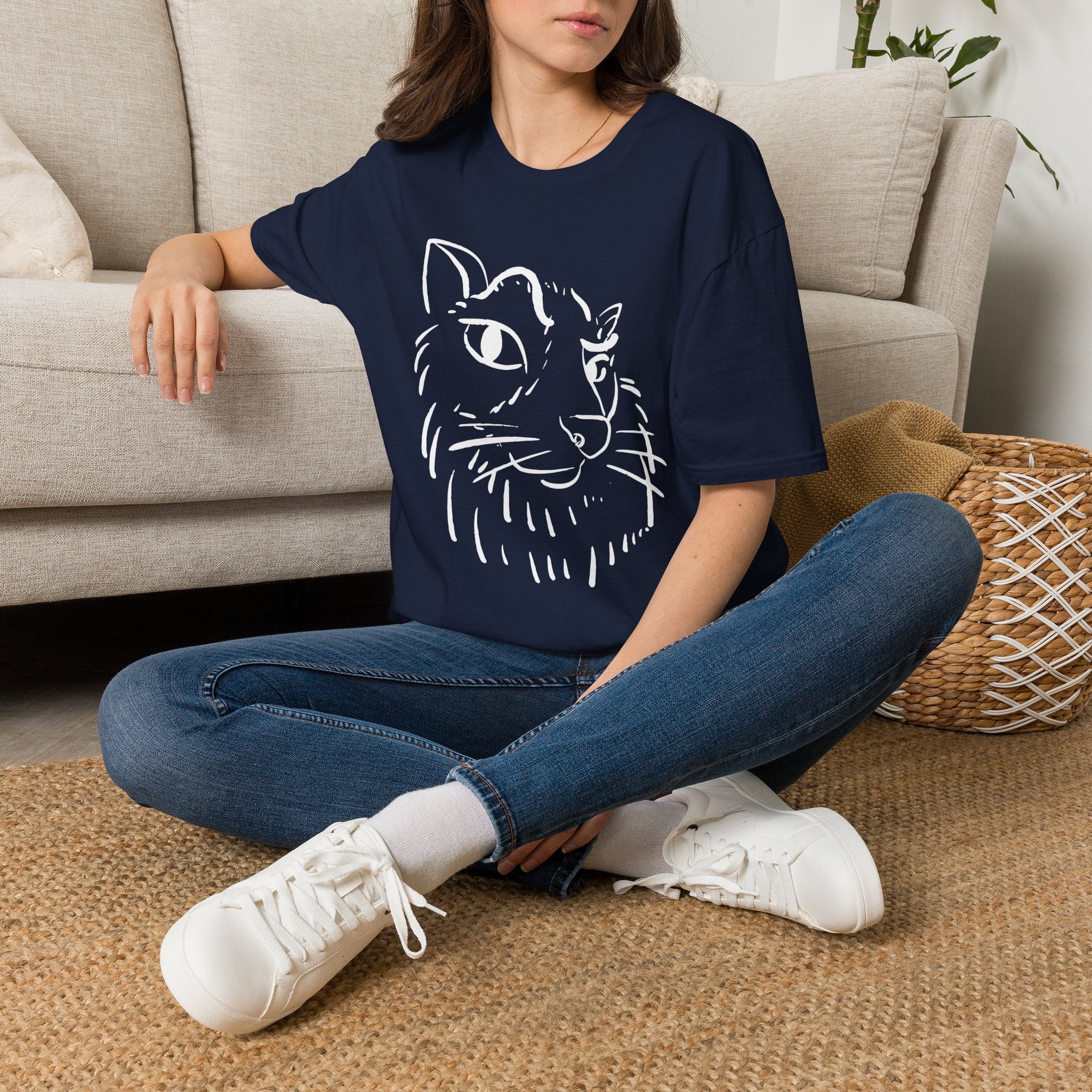 Questioning Cat T-shirt