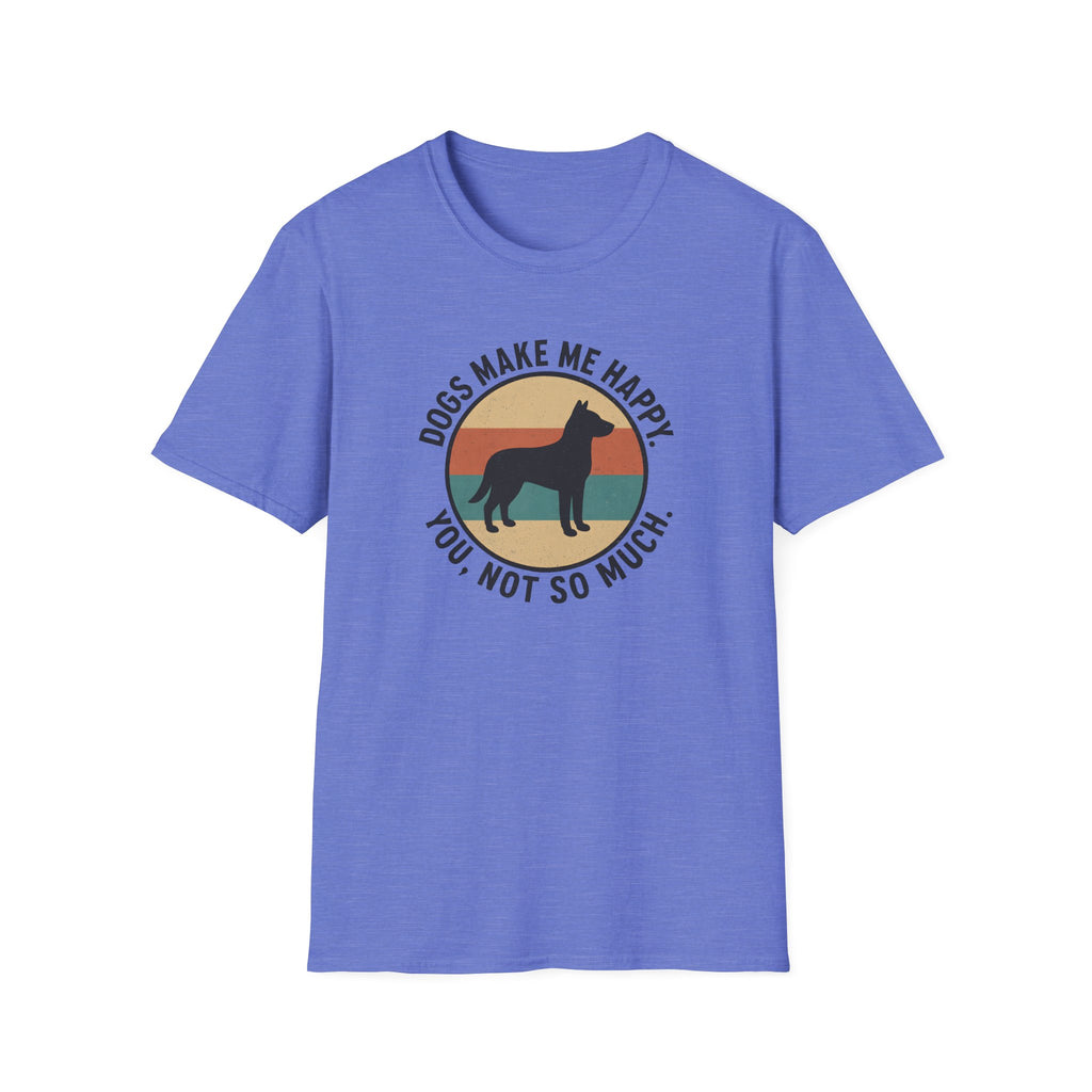 Dogs Make Me Happy T-Shirt