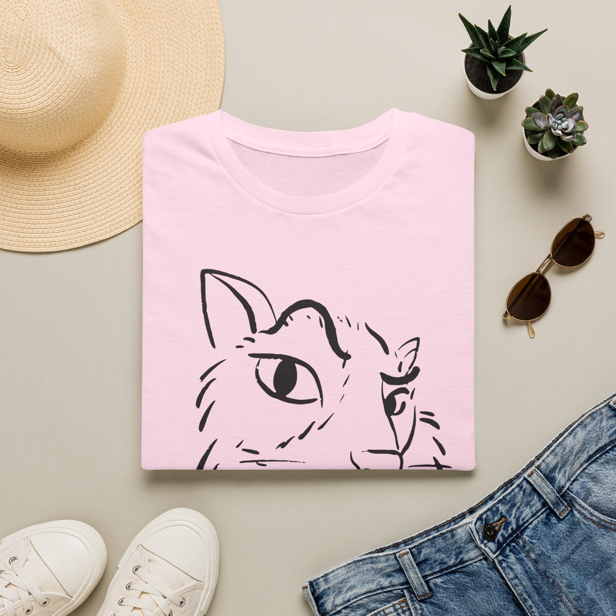 Questioning Cat T-shirt