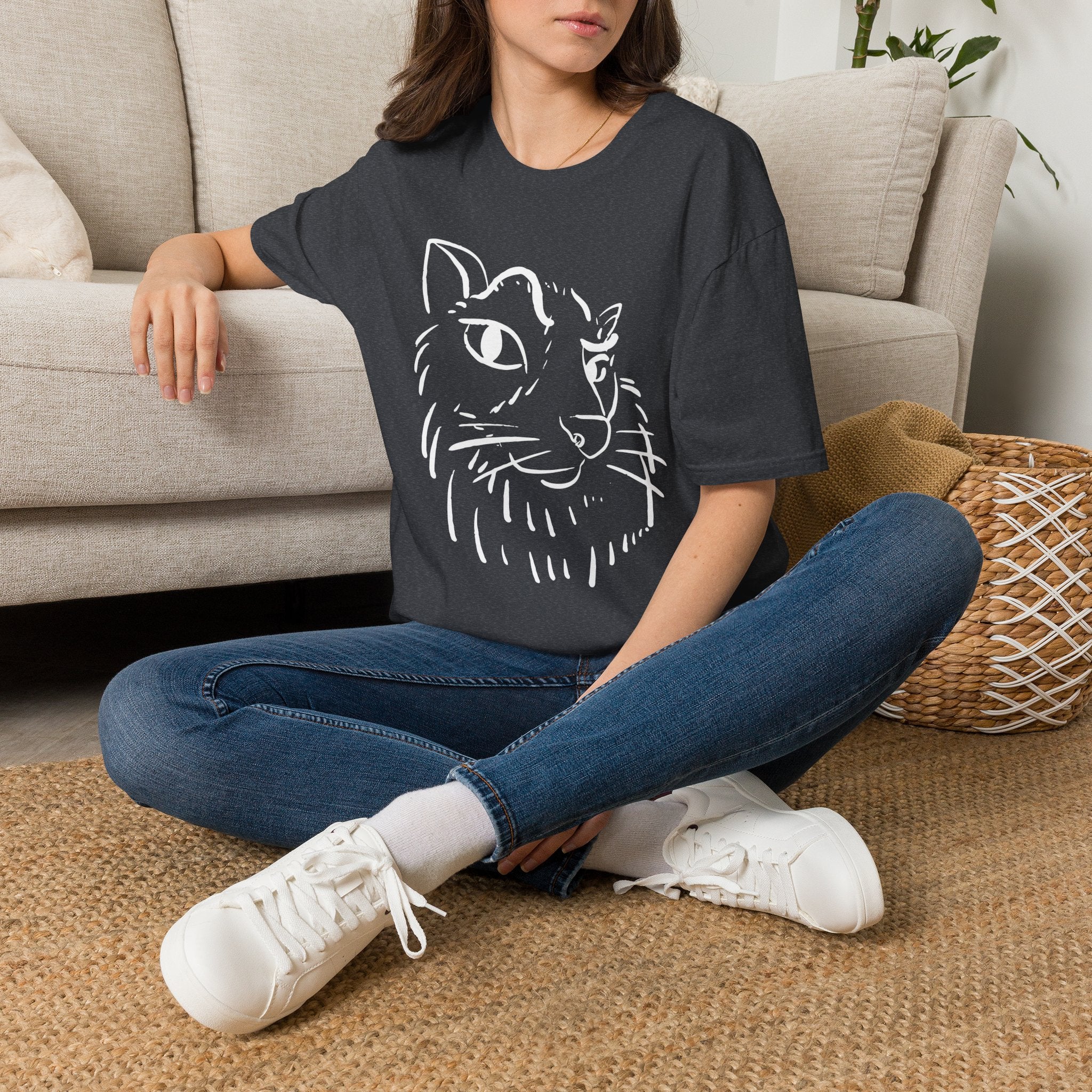 Questioning Cat T-shirt